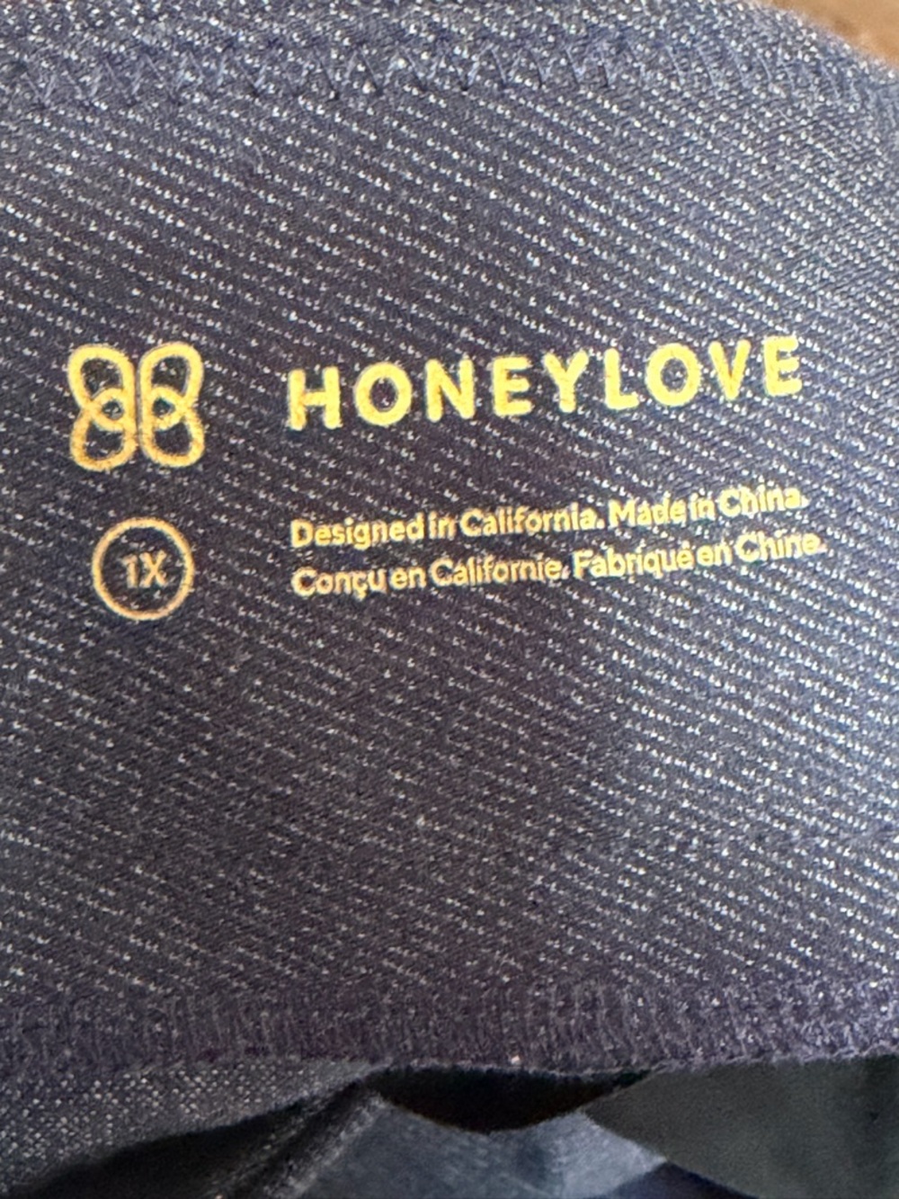 NEW Honeylove EverReady Pant Denim Sculpting Smoothing Stretch Women's Size 1X - Picture 8 of 12